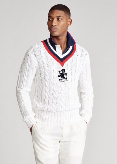 Suéter Polo Ralph Lauren Embroidered Cricket Homem 97253-JCGW